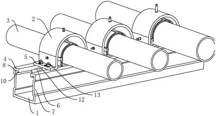 一种用于综合管路吊架的欧姆管卡结构的制作方法