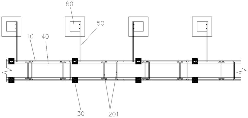一种屋面设备管道固定的组合结构的制作方法