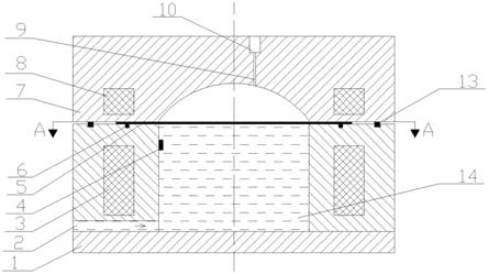 一种纤维金属层板制备成形固化一体化模具