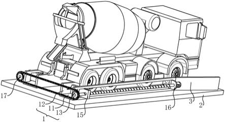 一种混凝土车的定位结构的制作方法