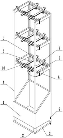 一种建筑施工用钢筋存放装置的制作方法