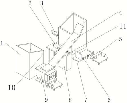 用于纸箱展开及下端面封箱的自动折盖封箱装置的制作方法