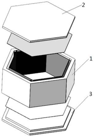 一种蜂窝结构的三电极耦合型三摩擦纳米发电机