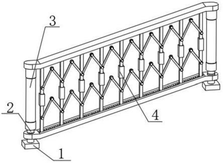 一种通用式建筑施工楼梯安全防护栏的制作方法