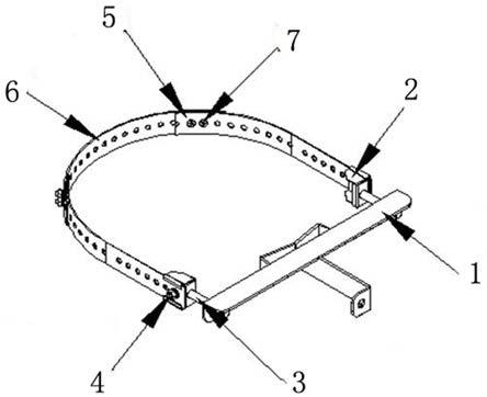 一种可变径通用钢带抱箍组件的制作方法