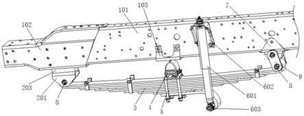 一种可调高度前板簧悬架结构的制作方法