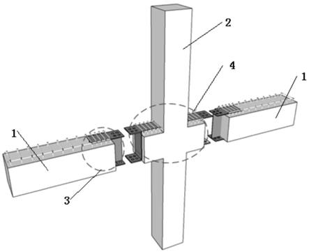 一种钢筋混凝土框架梁柱节点结构的制作方法