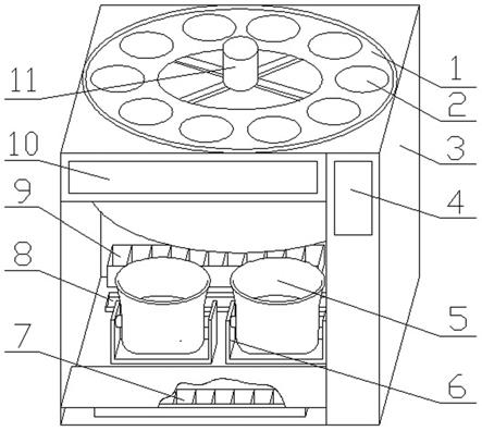 转塔式自动烹饪机器人的制作方法