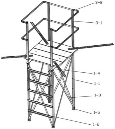 一种用于工程建筑的辅助梯架的制作方法