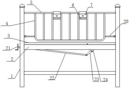便于升降的护理床的制作方法