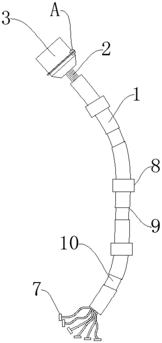 大屏控制线束总成的制作方法