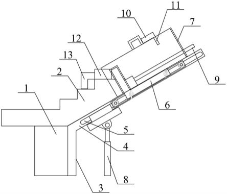一种可调节的现浇板式楼梯施工缝装配式模板装置的制作方法