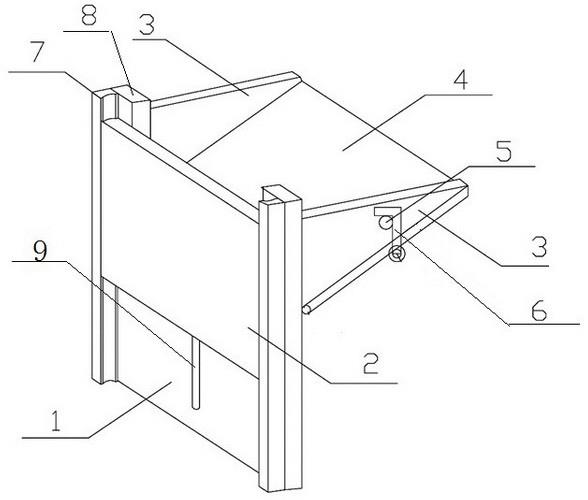 建筑施工梁底构造柱浇注一次成型的封堵装置的制作方法