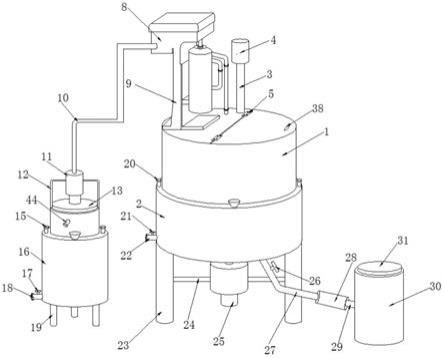 一种用于化工生产的溶剂蒸馏回收装置的制作方法