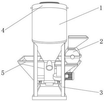 一种饲料生产用混合装置的制作方法