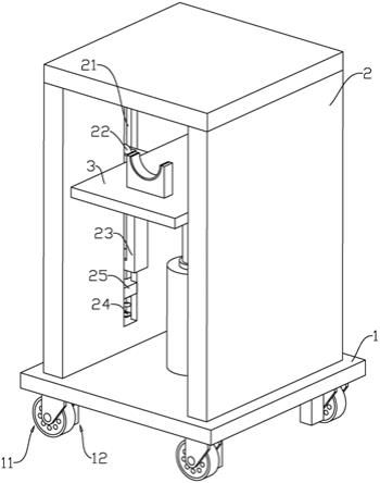 一种建筑工程现场用放线架的制作方法