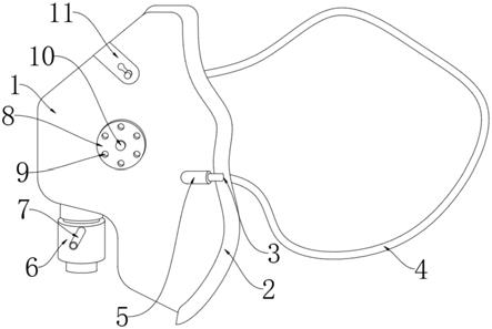 一种吸氧面罩