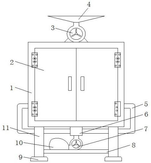 一种计量标准器具保存装置的制作方法