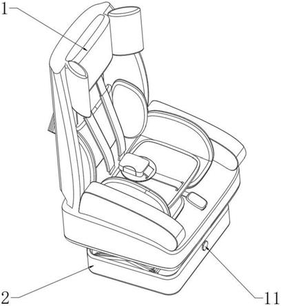 一种高度可调节的车载儿童安全座椅的制作方法