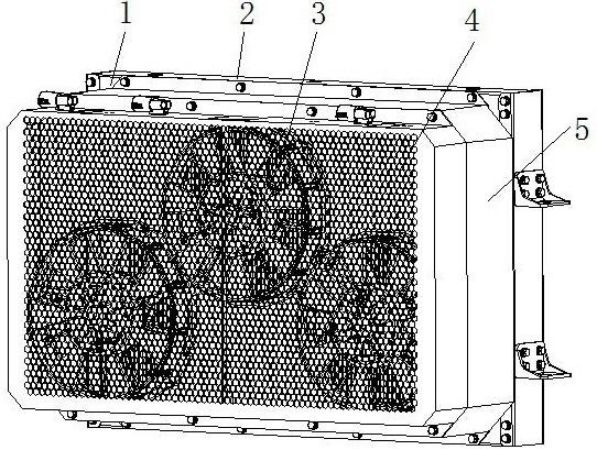 一种高效、集成式氢燃料电堆散热器模块的制作方法