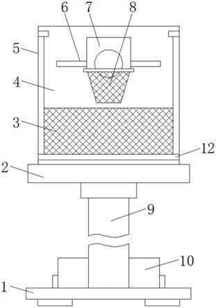 一种用于篮球训练的投篮装置的制作方法