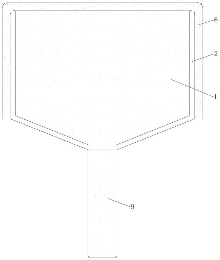 一种具有减震功能的托灰板的制作方法