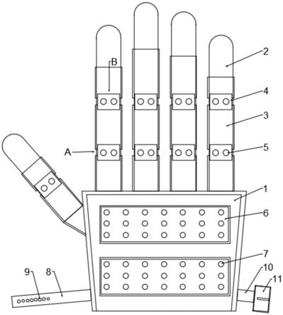 一种HEMA兵击用硬质保护手套的制作方法