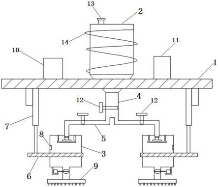 一种蓄电池板栅浇注铅液浮动进料装置的制作方法