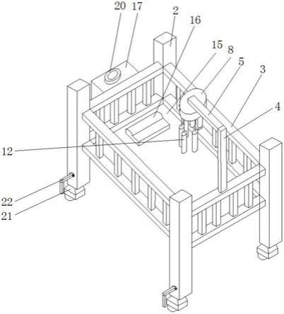 一种新型临床儿童用感应安抚床的制作方法