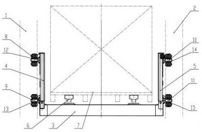 一种重载堆垛机载货台的侧导轮机构的制作方法