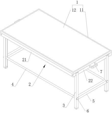 一种房建用简易施工平台的制作方法