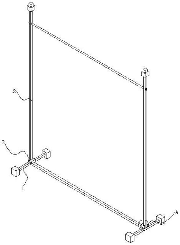 基于服装销售用展示架的制作方法