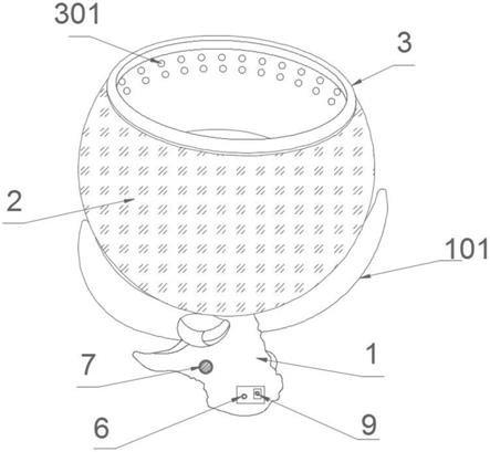 一种声控感应氛围灯工艺品的制作方法