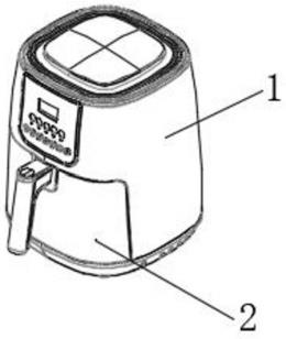 一种可以调节炸蓝高度的空气炸锅的制作方法