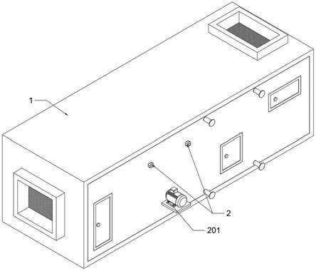 一种温湿度自动控制型净化用组合式空调机组的制作方法