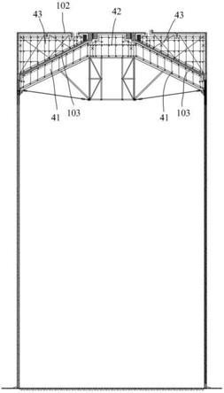 一种用于筒仓仓顶结构的支撑体系的制作方法