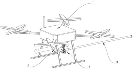 一种高压线巡检用杂物清理无人机