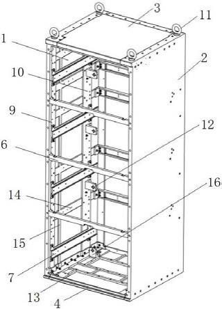 轻质化碳纤维船用备件柜的制作方法