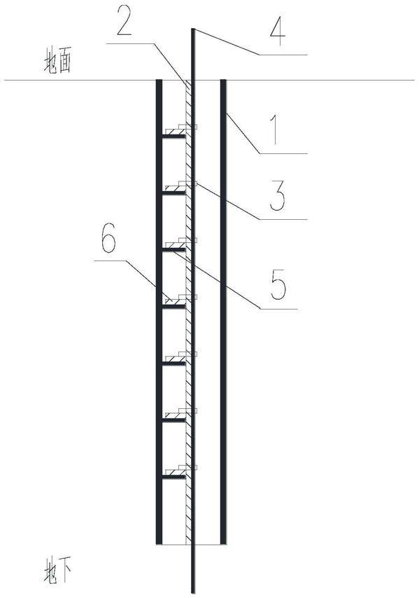 一种高垂直落差电缆埋管结构的制作方法