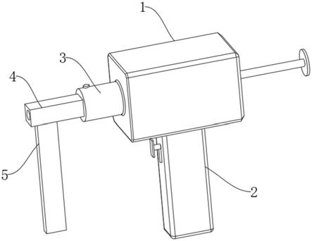 一种带有防护结构的建筑用的射钉枪的制作方法