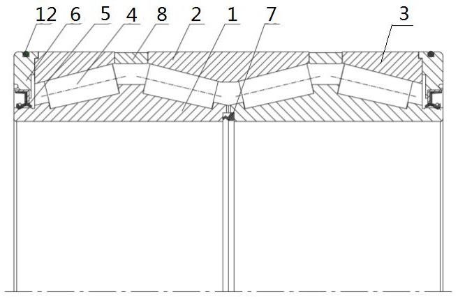 一种密封型四列圆锥轴承的制作方法