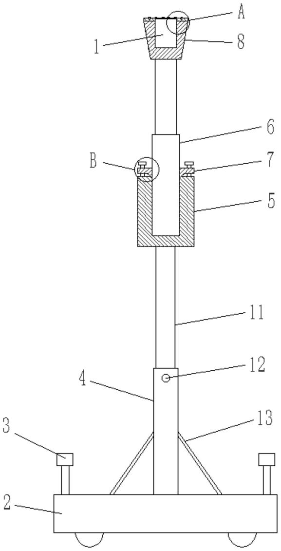 一种建筑安全检测用楼板测厚仪的制作方法