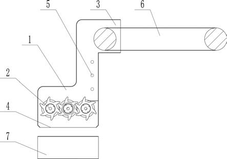 皮带秤烟丝防断流均匀参配装置的制作方法