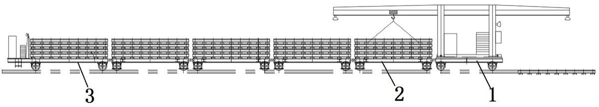 轨排铺设机组及铺设方法与流程