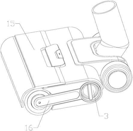 一种连接组件及洗地机的制作方法