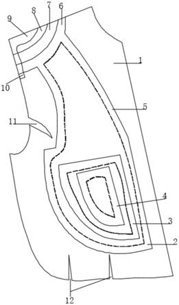 全毛衬西服胸衬的制作方法