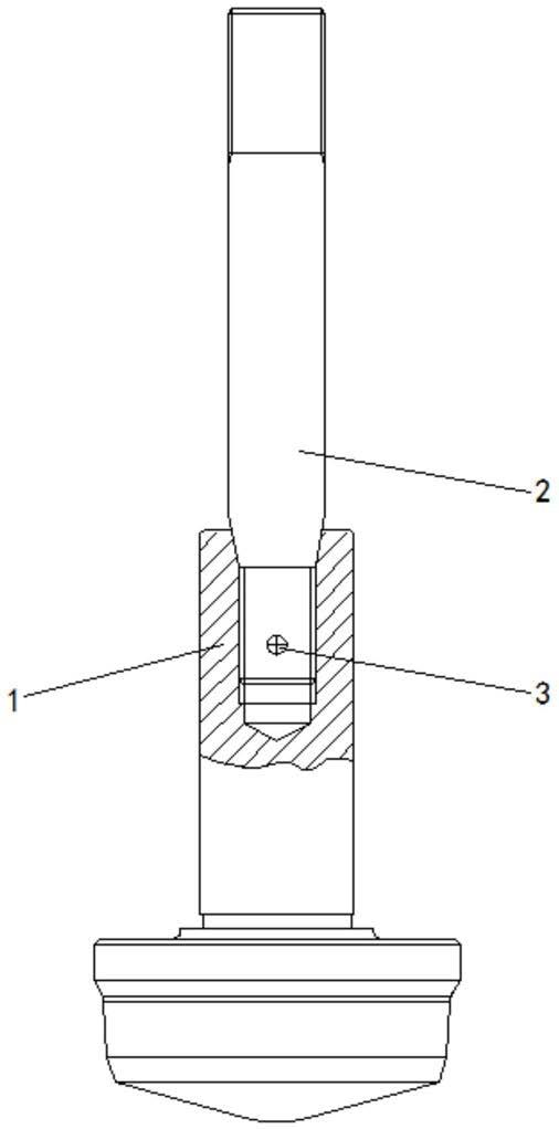 一种承载力强的阀芯阀杆连接结构的制作方法