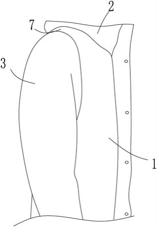 一种具有填充物的衣服的制作方法