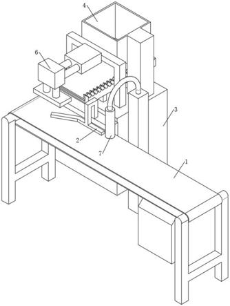 热管喷码印刷的连续定位装置的制作方法