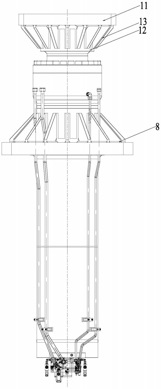 造楼机模架顶升油缸结构的制作方法